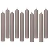 Image de Comptoir de la Bougie - Lot de 10 Bougies Bâton "Hugo" 16cm Taupe