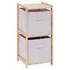 Image de FIVE Simply Smart - Étagère Salle de Bain 2 Niveaux "Tidy" 77cm Naturel