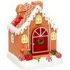 Image de Village Noël lumineux Maison Pain d'épice 8 LED musical animé