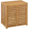 Image de 5Five, Panier à linge, Kosz na pranie, podwójny, 2-komorowy, SICELA, bambusowy (50 l)