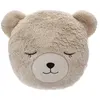 Image de Atmosphera for Kids - Coussin Déco Rond Enfant "Ours" 27cm Taupe