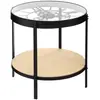 Image de Atmosphera, Table basse, Stolik kawowy Meca z zegarem 50 cm (50.50 x 50.50 x 49 cm)