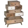 Image de Commode Koval uni 8 tiroirs bois massif Atmosphera
