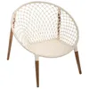 Image de Fauteuil fils naturels pieds manguier Raina Atmosphera