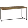 Image de Atmosphera - Console design industriel Corte - L. 110 x H. 79 cm- Marron - Corte