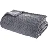 Image de Atmosphera, Couverture, Couverture Plaid Hiver Rhombus Gris (230 x 180 cm) (230 x 180 cm)