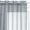 Image de Atmosphera - Voilage design 3D Pois - 140 x 240 cm - Gris - 3D Pois