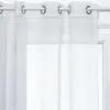 Image de Atmosphera - Voilage design 3D Pois couleur or - 140 x 240 cm - Blanc - 3D Pois
