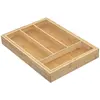 Image de 5Five Range-couverts - 6 compartiments - extensible - Bambou, Range-couverts, Marron
