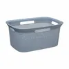 Image de Panier à linge buanderie gris 4 poignées