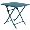 Image de Table carrée pliante Greensboro 2p bleu canard Hespéride - Bleu canard