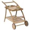 Image de Hespéride - Desserte de jardin en bois à roulettes Tiwi - L. 105 x H. 78 cm - Beige - Tiwi