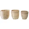 Image de Atmosphera Créateur d'intérieur - Lot de 3 Pots en Rotin "Eli" 35cm Naturel