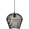 Image de Atmosphera, Plafonnier, Black ceiling lamp e27 collection 'jena' 26x25cm (E27)