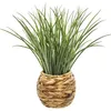 Image de Atmosphera Créateur d'intérieur - Plante Artificielle & Pot "Herbes" 46cm Naturel