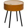 Image de Atmosphera, Table basse, Stolik kawowy okr g y ze schowkiem SHIRO, br zowy