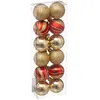 Image de Féérie Lights & Christmas - Kit de décorations pour sapin de noël - 12 Pièces - Rouge et doré - La maison des couleurs
