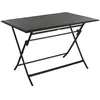 Image de Table alu pliante Azua 4 places graphite Hespéride