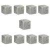 Image de Secret de Gourmet - Lot de 9 Pierres à Whisky Glaçons 2cm Gris