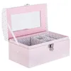 Image de Atmosphera for Kids - Boîte à Bijoux & Miroir "Demoiselle" 19cm Rose
