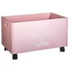 Image de Coffre à roulettes pour enfant coloris rose Atmosphera