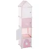 Image de Boîte à jouets, Meuble de rangement pour jouets d'enfants   4 tiroirs   34 x 140 x 32 cm   Polypropylène