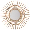 Image de Atmosphera - Miroir mural rotin scandi Universalis - Diam. 58 cm - Universalis