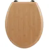 Image de 5Five, Robinet de bidet, Deska bidetowa Deska sedesowa MDF, efekt bambusu, uniwersalna
