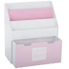 Image de Bibliothèque rose avec bac à roulettes Atmosphera