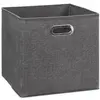 Image de Toilinux, Boîte de rangement, STORAGE BOX31X31 D GREY LINEN (31 cm)