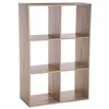 Image de Étagère en bois 6 cases Mix coloris naturel 5five