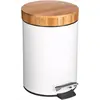 Image de 5Five Dustbin 3l Natureo White, Poubelle, Blanc