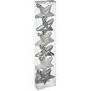 Image de Féérie Lights & Christmas - Kit déco pour sapin de Noël Etoile - 6 Pièces - Argent et blanc - American Dream
