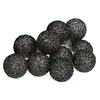 Image de Atmosphera - Guirlande LED 10 boules - Noir argenté