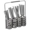 Image de Secret de Gourmet - Ménagère 24 Pièces Avec Rack Géo 24cm Gris