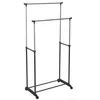 Image de Portant a vetement double pan - Noir
