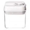 Image de FIVE Simply Smart - Bocal en Plastique Carré "Oslo" 500mL Transparent
