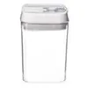 Image de FIVE Simply Smart - Bocal en Plastique Carré "Oslo" 800ml Transparent