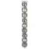 Image de Kit de 9 boules de Noël - 60 mm - Argent
