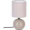 Image de Atmosphera Créateur d'intérieur - Lampe à Poser Céramique "Boule" 25cm Taupe Mat