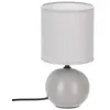 Image de Atmosphera Créateur d'intérieur - Lampe à Poser Céramique "Boule" 25cm Gris Mat