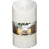 Image de bougie pilier led rustique 10x20cm blanc cassé - 148104A