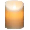 Image de bougie cylindrique led 14.5cm blanc cassé - jja 148103a