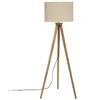 Image de Lampadaire trépied bois Olga Atmosphera