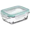Image de 5Five Lunchbox Simply Smart Bleu Transparent Cristal 330 ml 13 x 10 x 5 cm, Lunch box, Transparent, Bleu