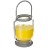 Image de bougeoir et bougie citronnelle 1.8kg - jja 133205