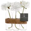 Image de composition 3 vases tube avec roses - jja 135412