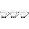 Image de Secret de Gourmet - Lot de 3 Mugs en Verre "Abel" 11cl Transparent