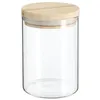 Image de FIVE Simply Smart - Bocal en Verre Pops 600ml Transparent & Naturel