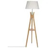Image de Lampadaire trépied bambou Kalo blanc Atmosphera